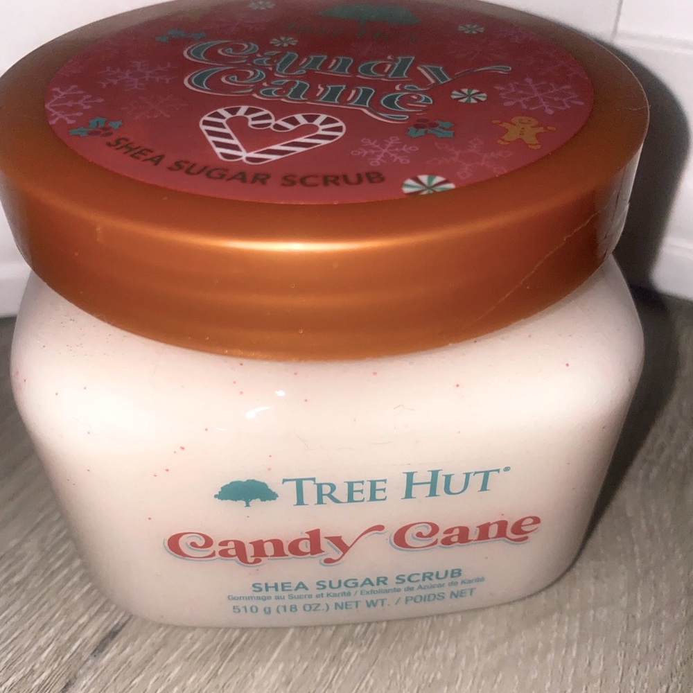 Candy cane treehut Shea sugar scrub